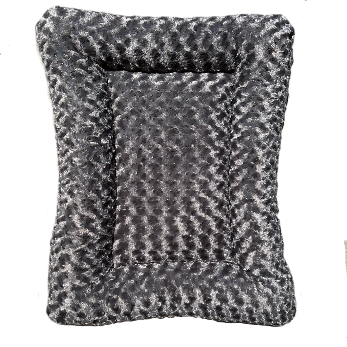 Dog Bed - Rectangle Bolstered Furvana™ 'Cloud'