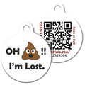 PetHub QR Pet ID Tag – Oh Crap I’m Lost